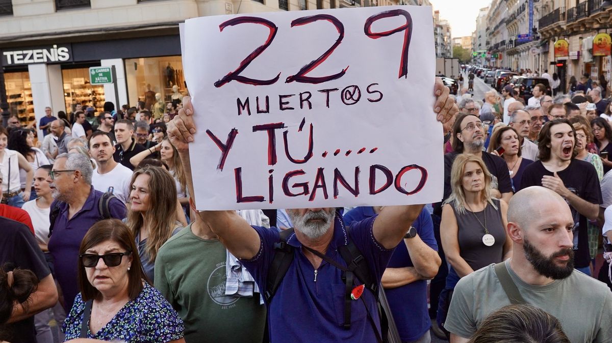 Přes 50 tisíc lidí demonstrovalo ve Valencii proti místní vládě